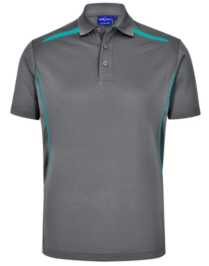 Picture of Winning Spirit, Mens Contrast SS Polo.